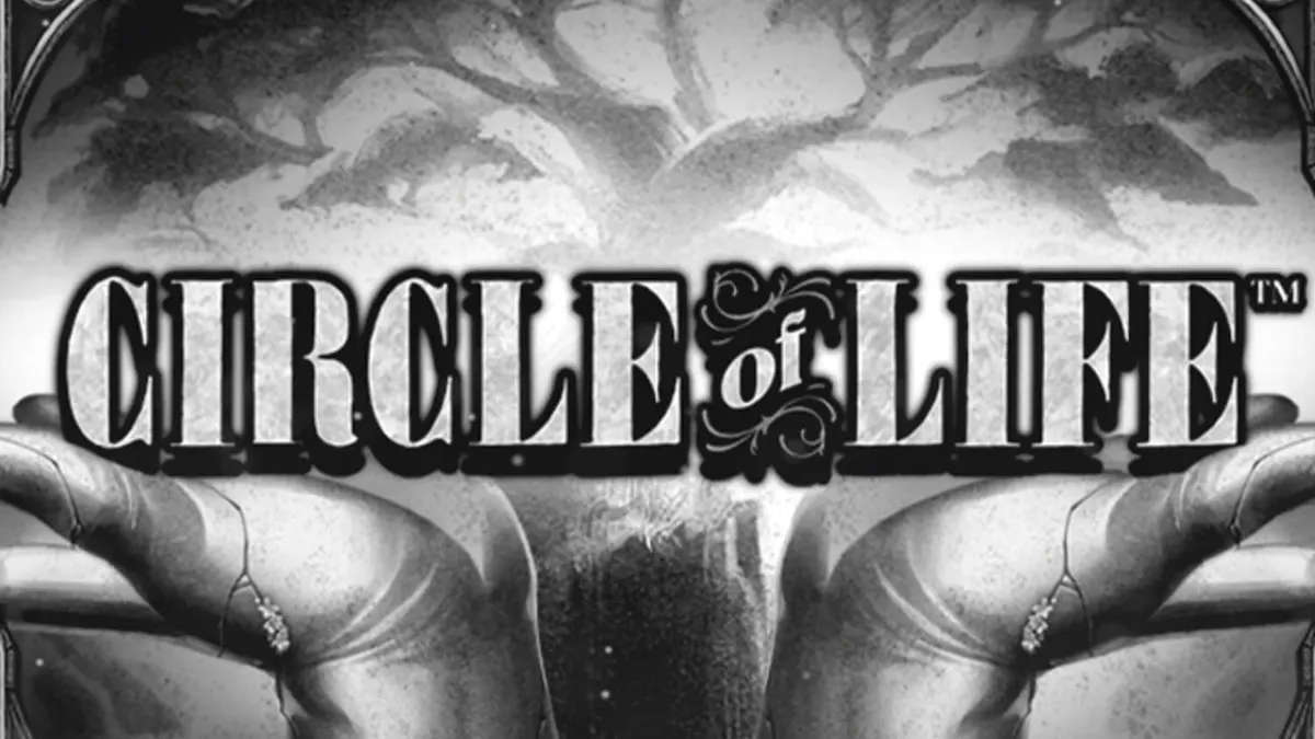 Visual artistik pohon kehidupan dalam slot Circle of Life